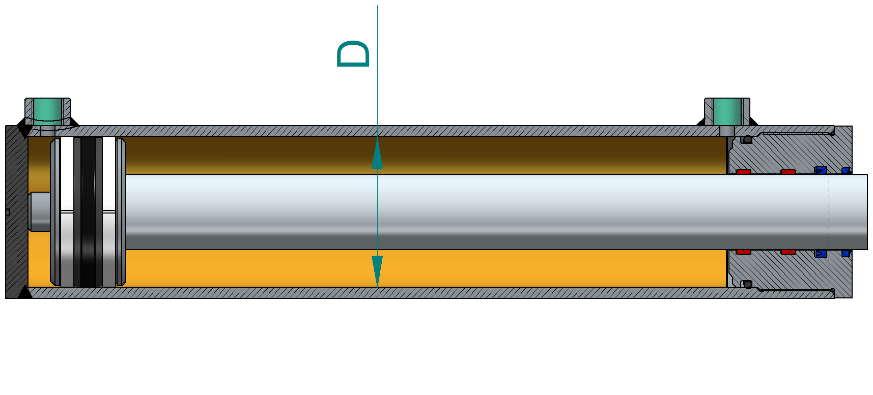 średnica robocza cylindra